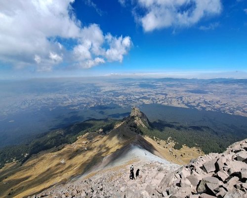 A view of high altitude landscape near Mexico City
